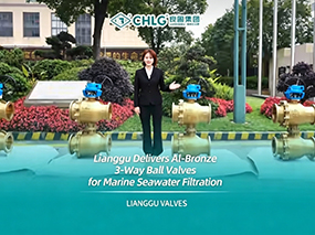 良固為船舶海水過濾系統交付一批鋁青銅聯動式三通球閥組 LIANGGU Delivers Al-Bronze 3-Way Ball Valves for Marine Seawater Filtration